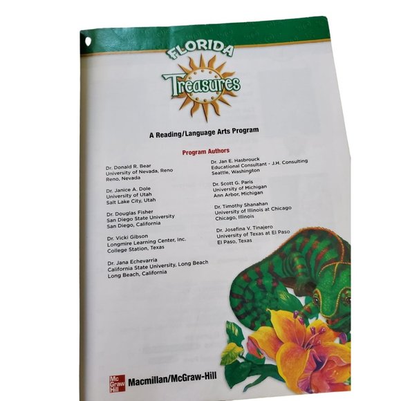 TREASURES Reading/language Arts 4th Grad Education School Book - Picture 3 of 12